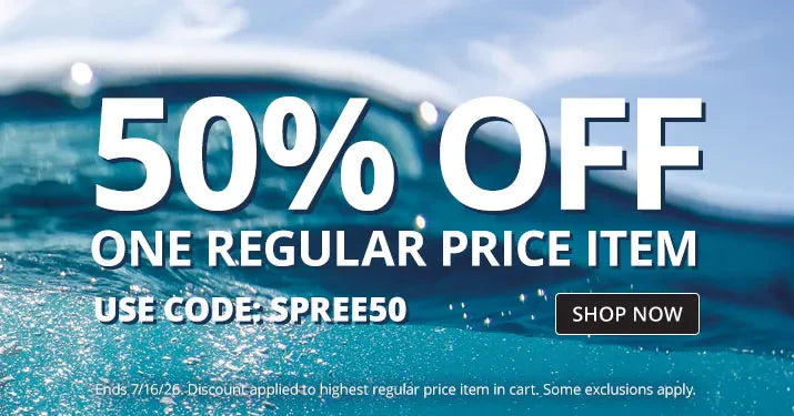 50%OFF ONE REGULAR PRICE ITEM