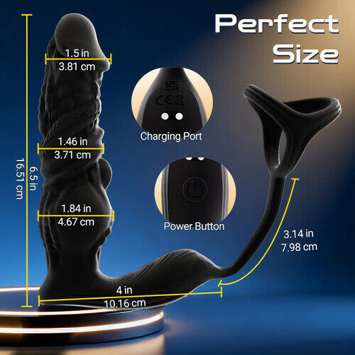 Leonidas – Upgrade Fast Thrusting 6-in-1 Prostate Massager with Remote Control and APP