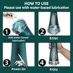 Fully automatic airplane cup male penis trainer, masturbator, amplifier, sex toy, electric suction clip suction penis pump